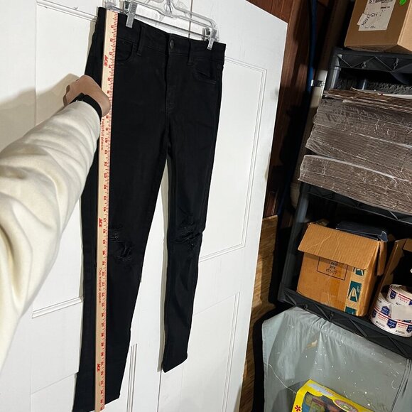 American Eagle Next Level Stretch Black Jeans Size 10 - Picture 5 of 9
